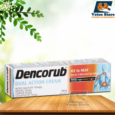 Dầu Xoa Bóp Dencorub Dual Action Cream Ice To Heat 100g